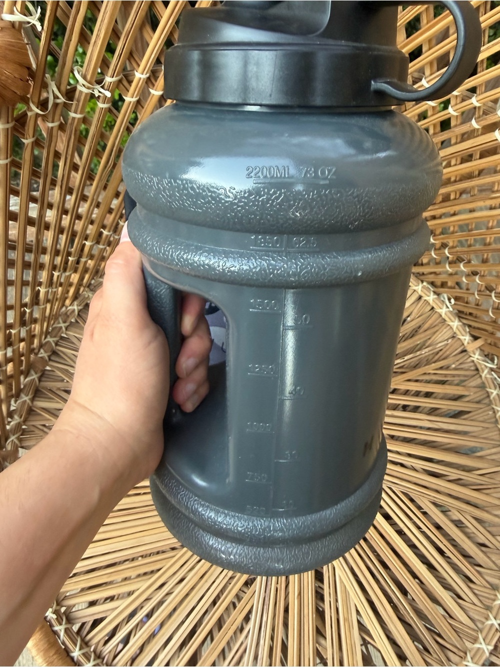 Hydrojug half gallon water bottle jug with carrier - Picture 5 of 7